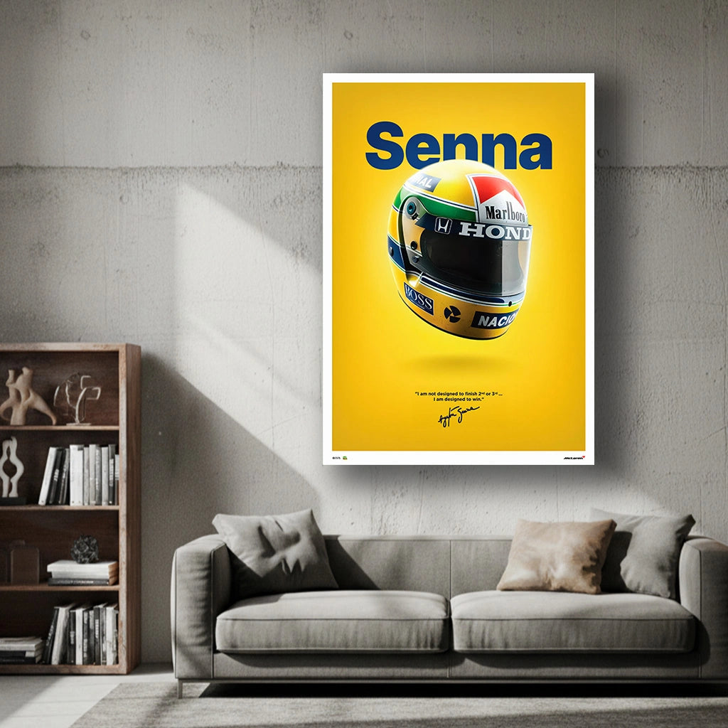 The Senna Standard - Luxury Sports Car Canvas Wall Art, Modern Supercar Print for Living Room & Office Decor (High-Definition)