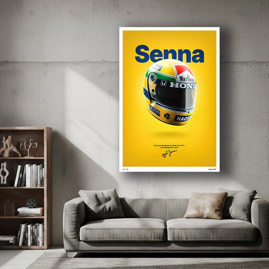 The Senna Standard - Luxury Sports Car Canvas Wall Art, Modern Supercar Print for Living Room & Office Decor (High-Definition)