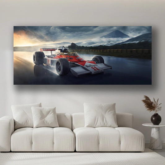 Monsoon of Legends - Luxury Sports Car Canvas Wall Art, Modern Supercar Print for Living Room & Office Decor (High-Definition)