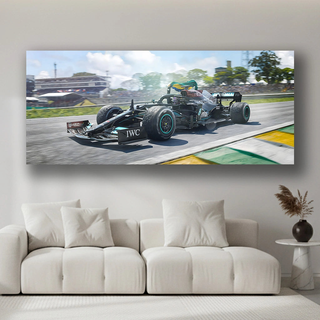 Apex Dominance - Luxury Sports Car Canvas Wall Art, Modern Supercar Print for Living Room & Office Decor (High-Definition)