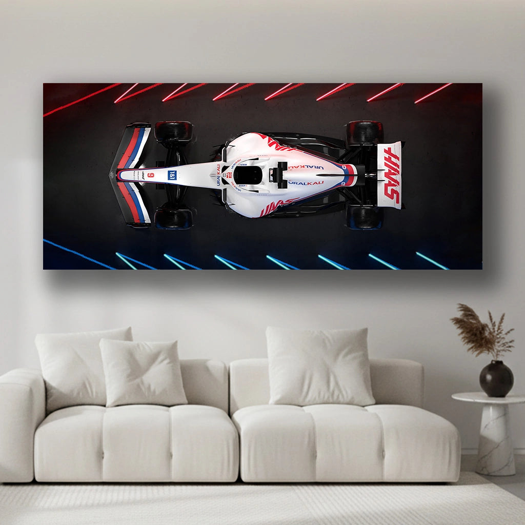 Apex Geometry - Luxury Sports Car Canvas Wall Art, Modern Supercar Print for Living Room & Office Decor (High-Definition)