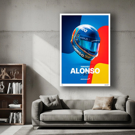 Spanish Precision - Luxury Sports Car Canvas Wall Art, Modern Supercar Print for Living Room & Office Decor (High-Definition)