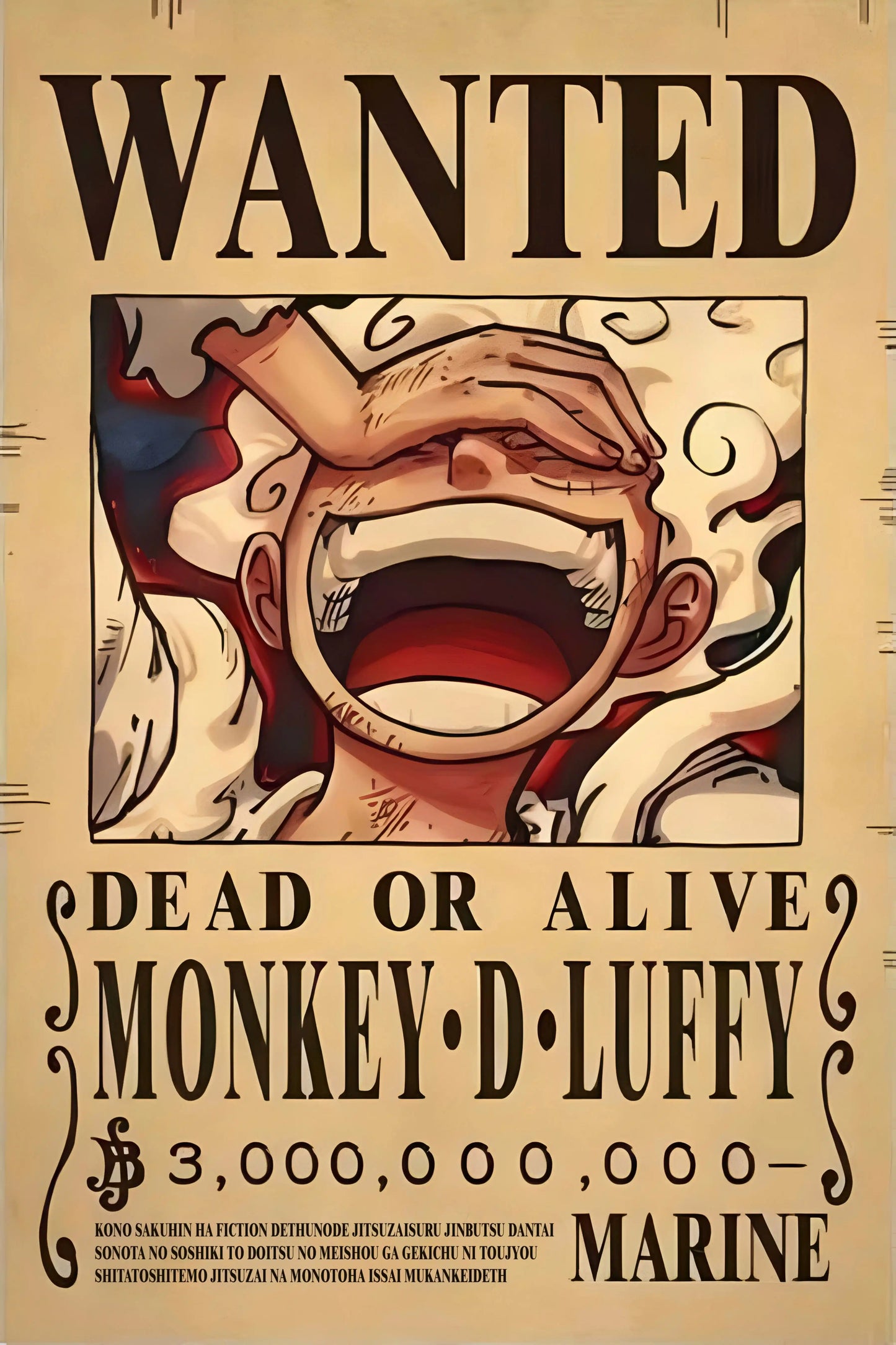 Laughing Outlaw - Anime Canvas Wall Art, Premium Manga Poster Print for Gaming Room & Bedroom (Ready to Hang)