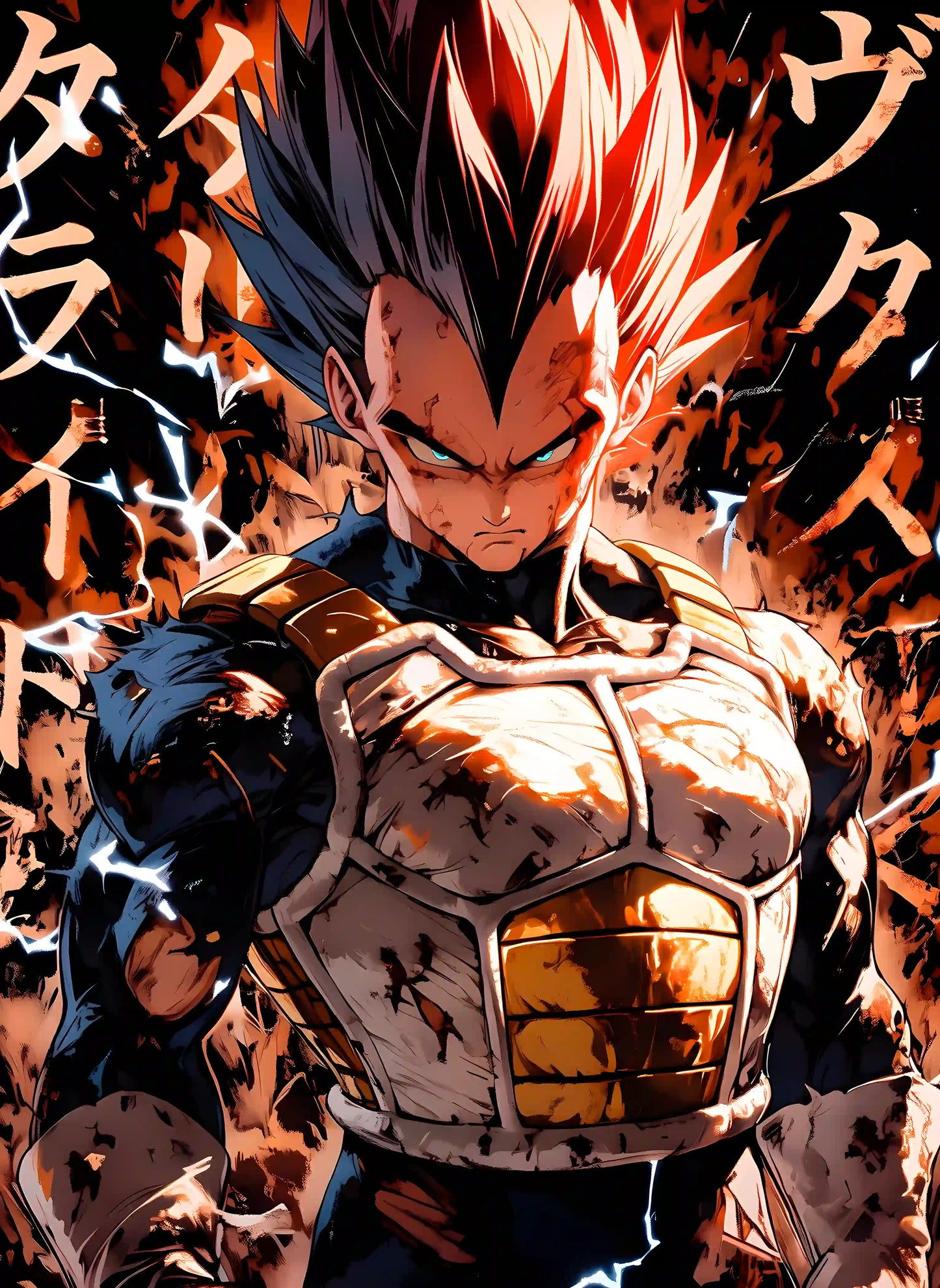 Split Sovereign - Anime Canvas Wall Art, Premium Manga Poster Print for Gaming Room & Bedroom (Ready to Hang)