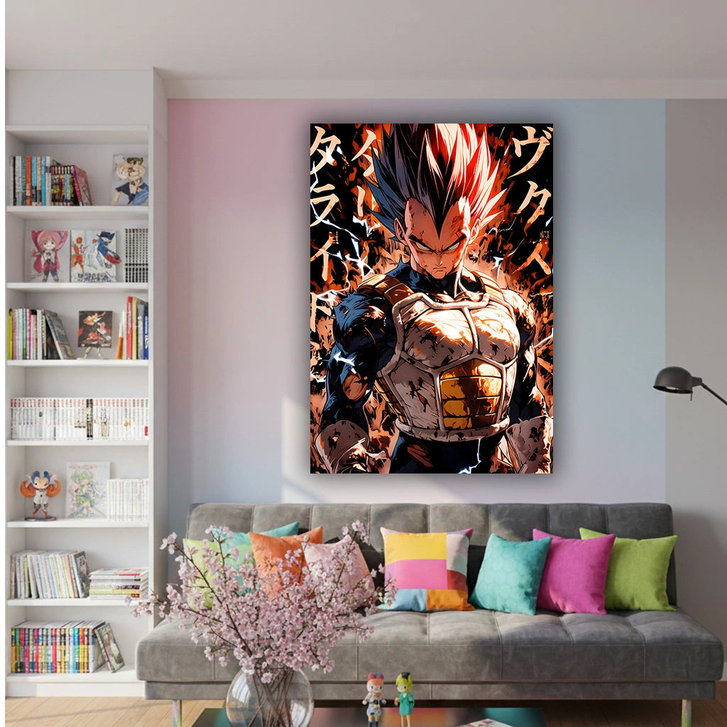 Split Sovereign - Anime Canvas Wall Art, Premium Manga Poster Print for Gaming Room & Bedroom (Ready to Hang)