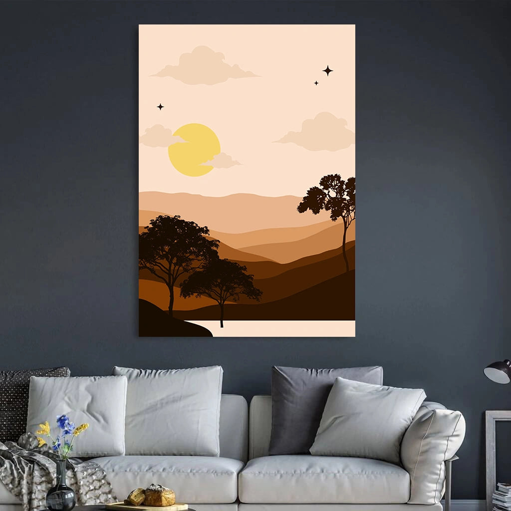 Dusk Over the Quiet Valley