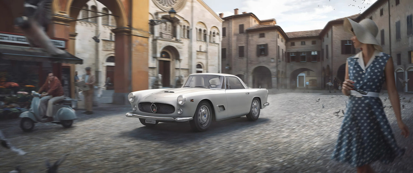 Timeless Passage - Luxury Sports Car Canvas Wall Art, Modern Supercar Print for Living Room & Office Decor (High-Definition)