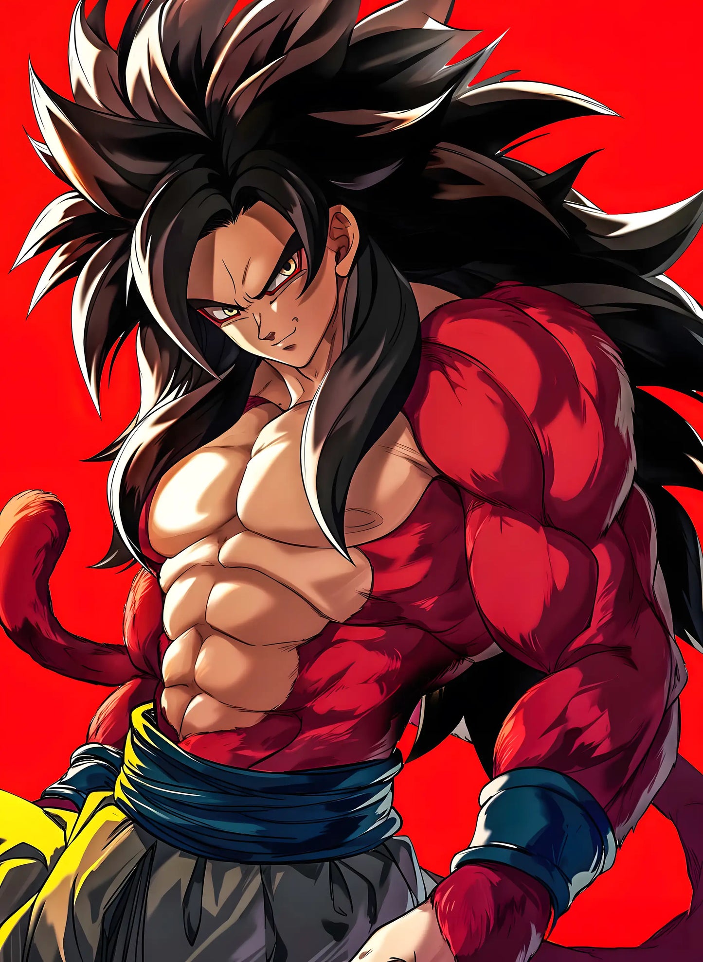 Primal Ascendance - Anime Canvas Wall Art, Premium Manga Poster Print for Gaming Room & Bedroom (Ready to Hang)