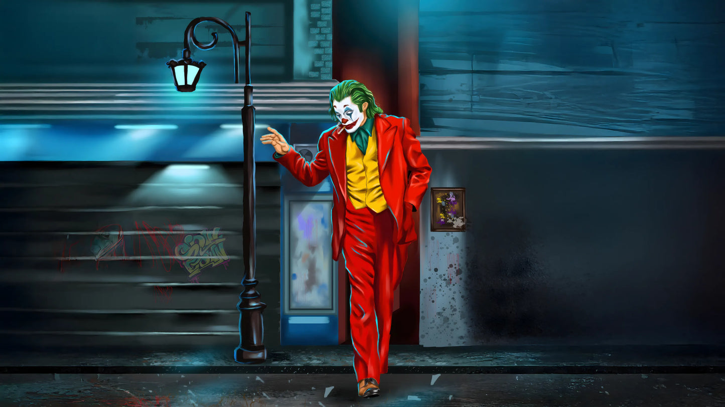 Midnight Provocateur - Superhero Canvas Wall Art, Comic Book Inspired Canvas Print for Gaming Room & Teen Bedroom (Vibrant Colors)