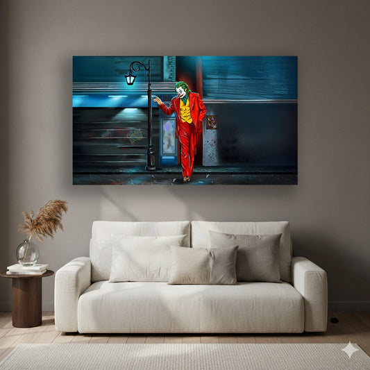 Midnight Provocateur - Superhero Canvas Wall Art, Comic Book Inspired Canvas Print for Gaming Room & Teen Bedroom (Vibrant Colors)