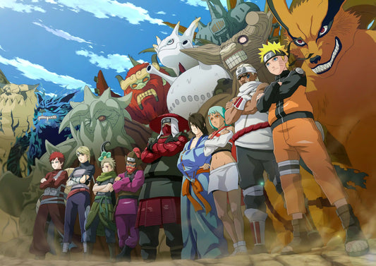 The Unbreakable Alliance - Anime Canvas Wall Art, Premium Manga Poster Print for Gaming Room & Bedroom (Ready to Hang)