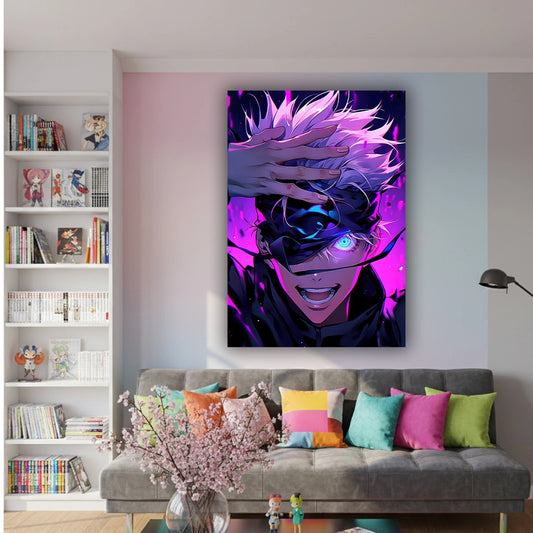 The Awakened Gaze - Anime Canvas Wall Art, Premium Manga Poster Print for Gaming Room & Bedroom (Ready to Hang)