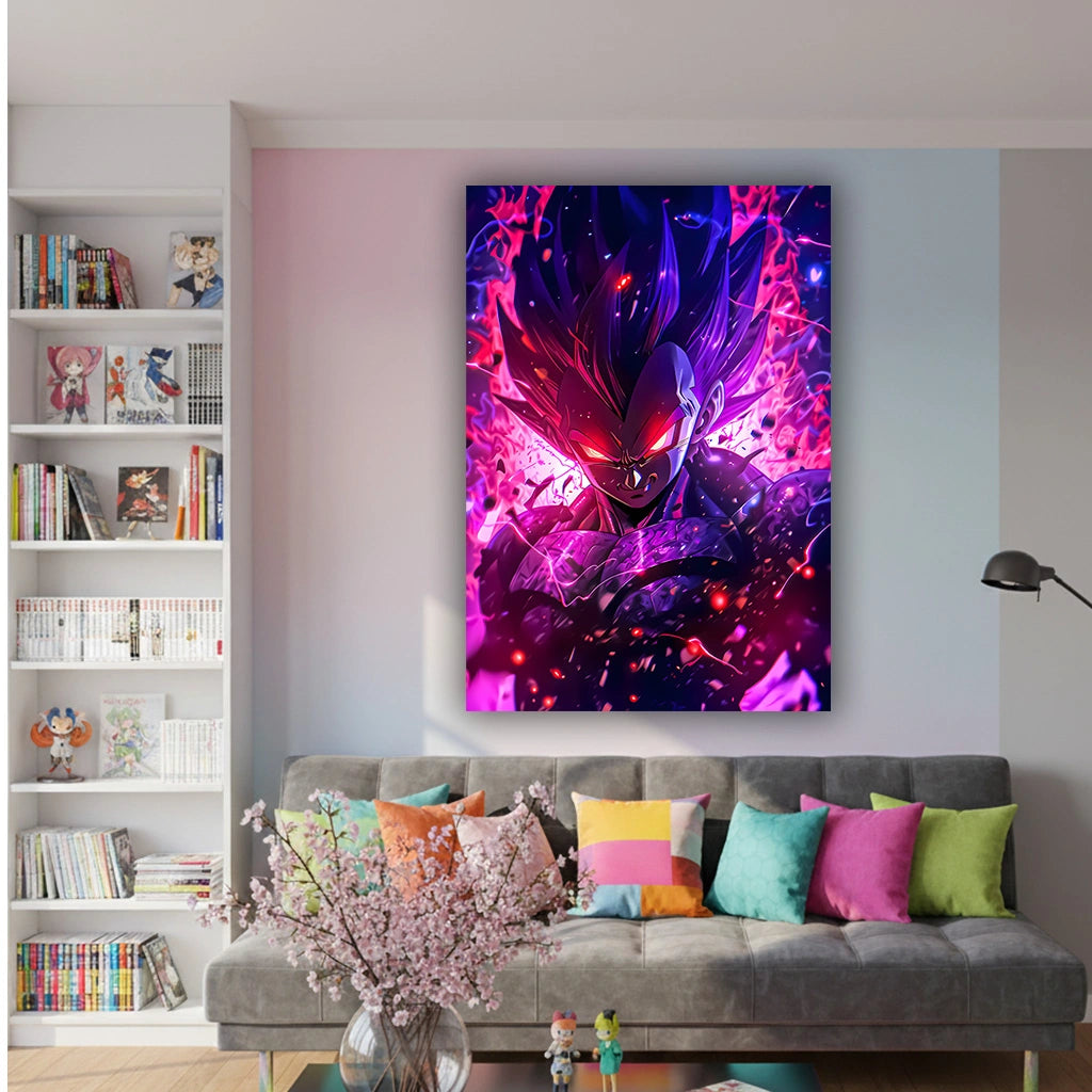 Ultra ego - Anime Canvas Wall Art, Premium Manga Poster Print for Gaming Room & Bedroom (Ready to Hang)