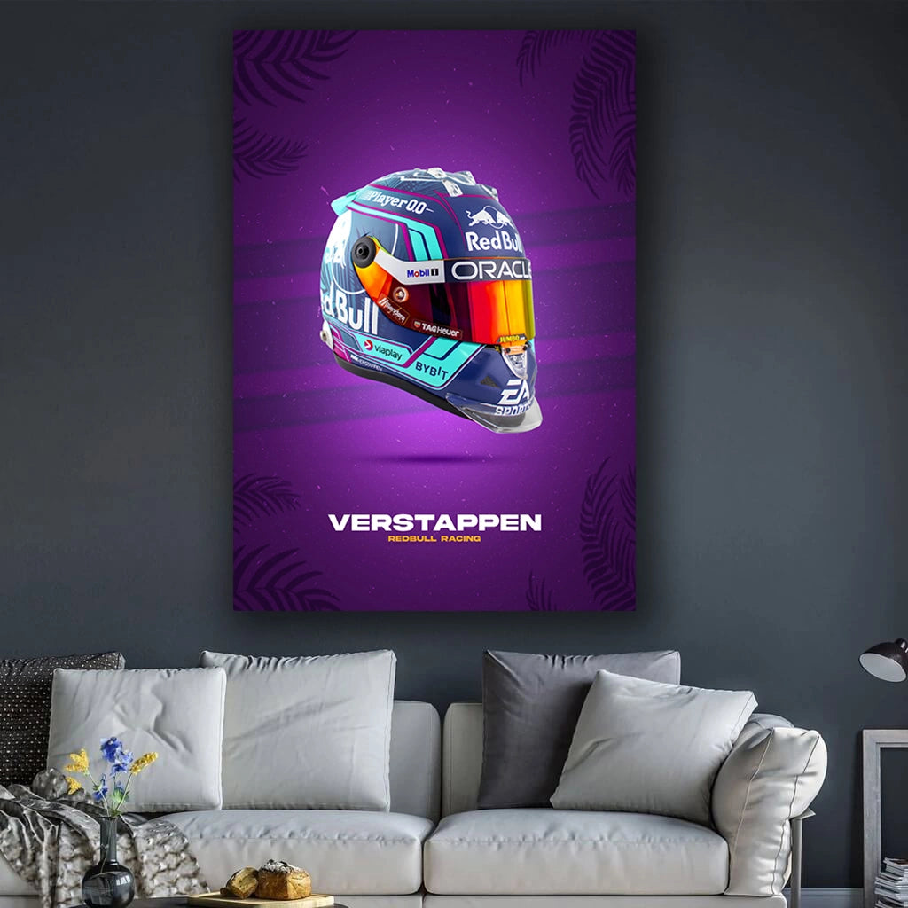 Purple Reign - F1 Racing Car Canvas Print, Premium Formula 1 Motorsport Wall Art for Living Room & Office (Ready to Hang)