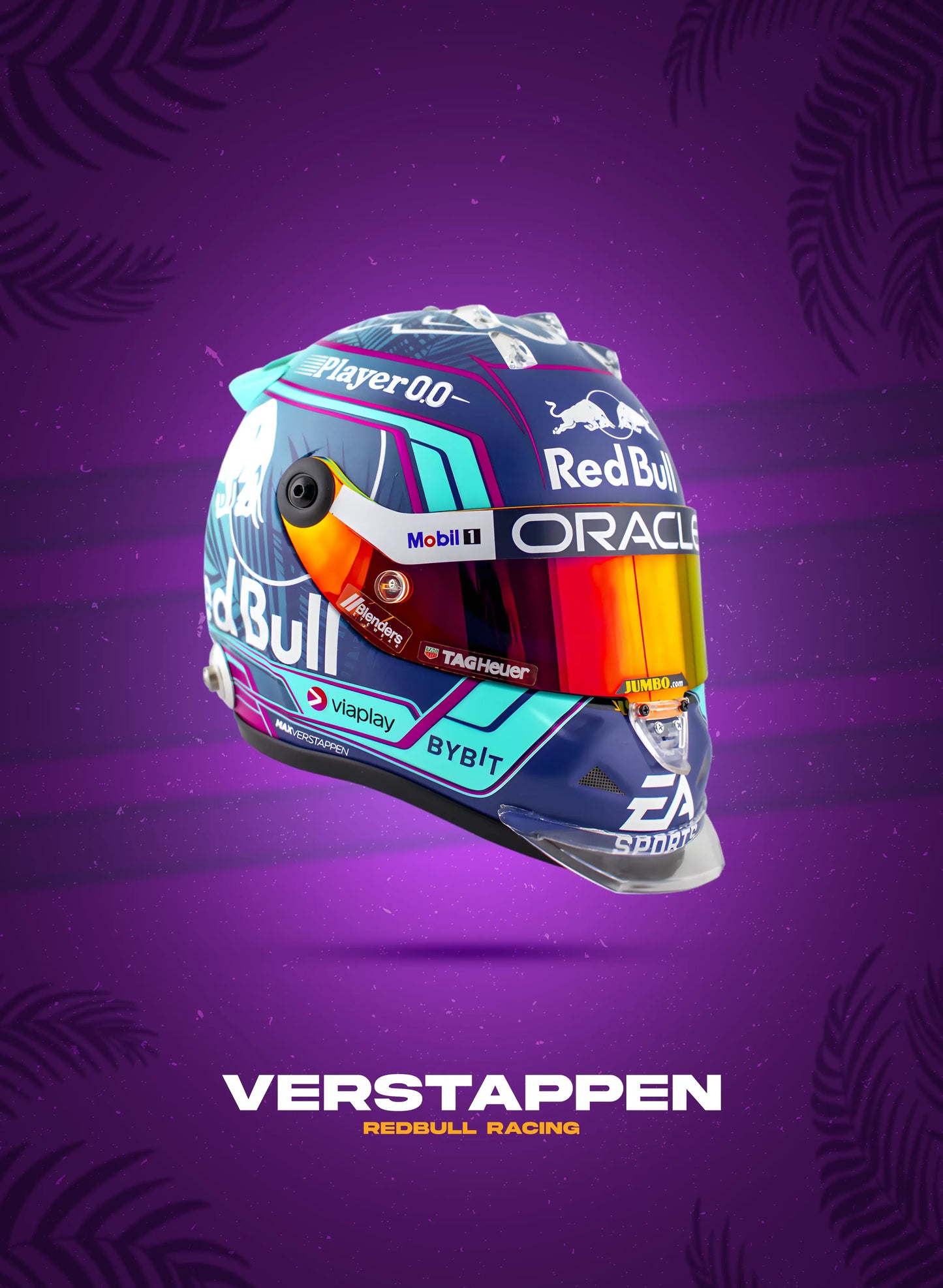 Purple Reign - F1 Racing Car Canvas Print, Premium Formula 1 Motorsport Wall Art for Living Room & Office (Ready to Hang)