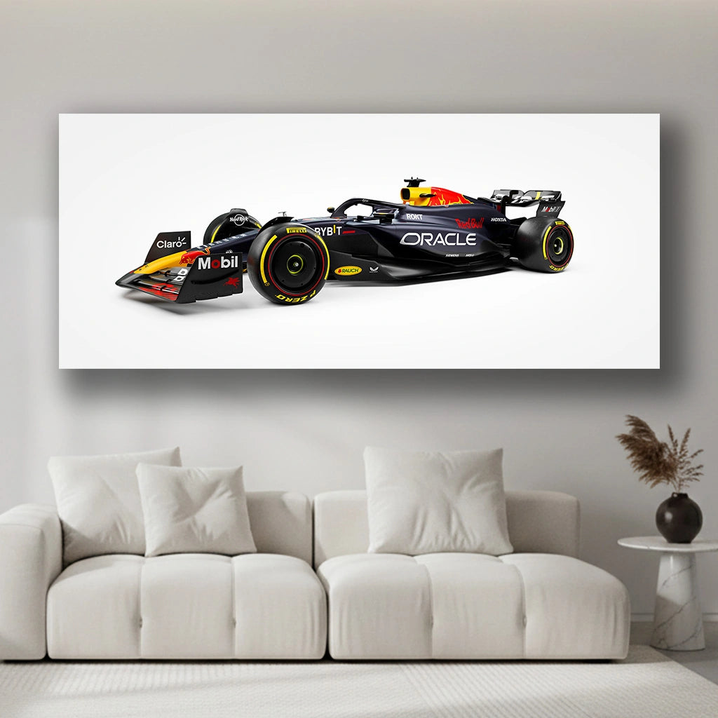 Yellow Serpent - Luxury Sports Car Canvas Wall Art, Modern Supercar Print for Living Room & Office Decor (High-Definition)