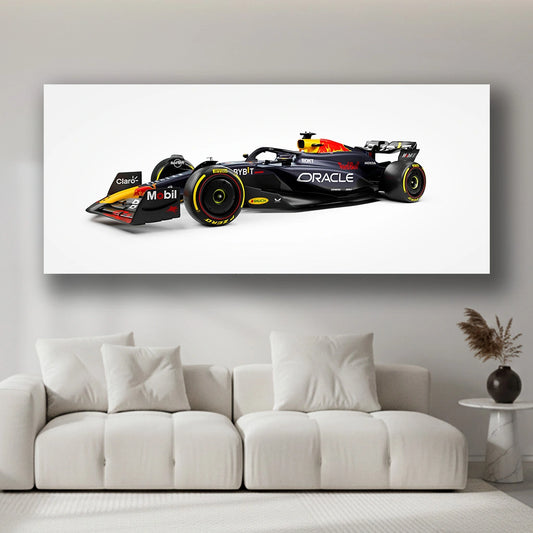 Yellow Serpent - Luxury Sports Car Canvas Wall Art, Modern Supercar Print for Living Room & Office Decor (High-Definition)